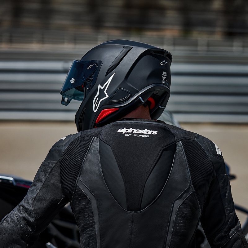 Alpinestars S-R7 Solid täismaskiga mootorrattakiiver mattmust