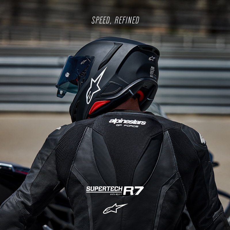 Alpinestars S-R7 Solid täismaskiga mootorrattakiiver mattmust