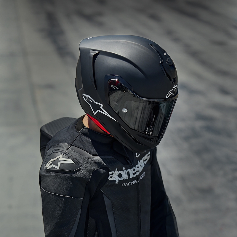 Alpinestars S-R7 Solid täismaskiga mootorrattakiiver mattmust