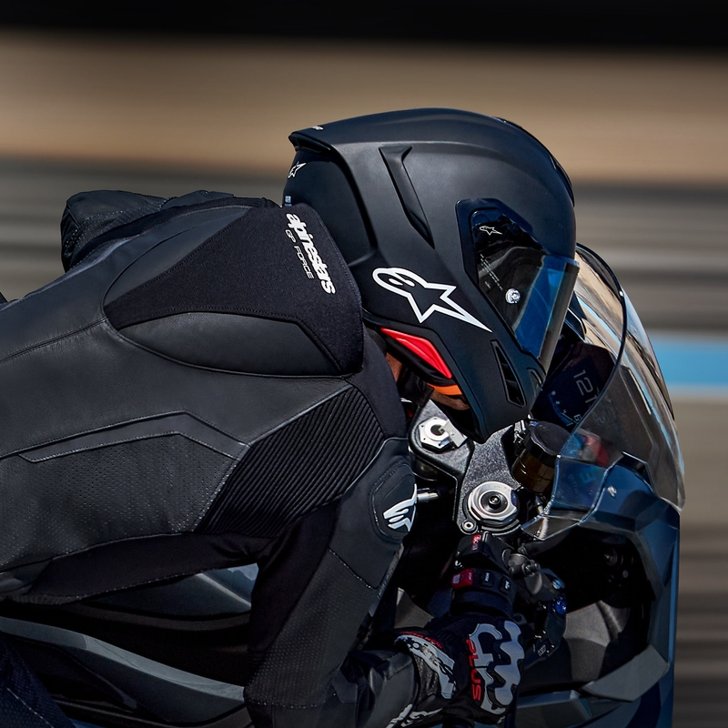 Alpinestars S-R7 Solid täismaskiga mootorrattakiiver mattmust
