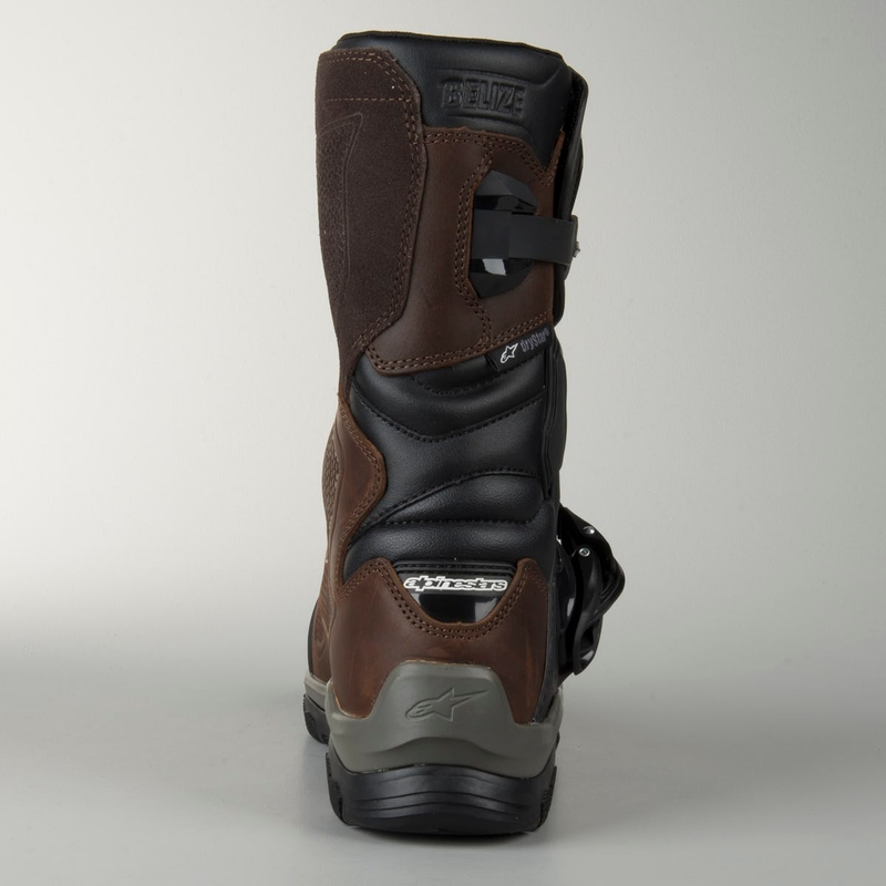 Alpinestars Belize õlitatud Drystar pruunid mootorratta saapad