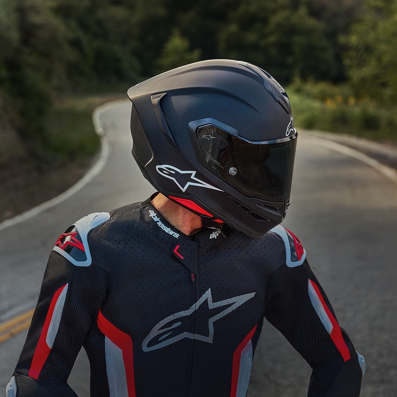 Alpinestars S-R7 Solid täismaskiga mootorrattakiiver mattmust