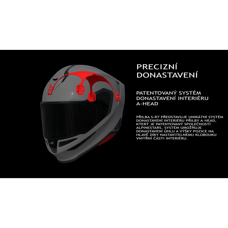 Alpinestars S-R7 Solid täismaskiga mootorrattakiiver must