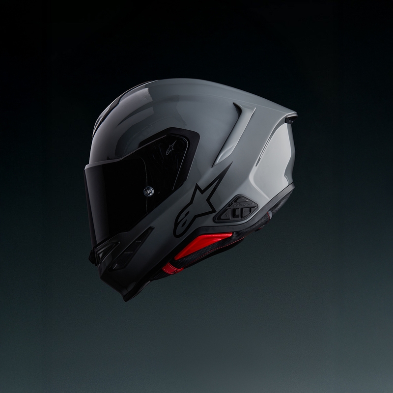 Alpinestars S-R7 Solid täismaskiga mootorrattakiiver hall