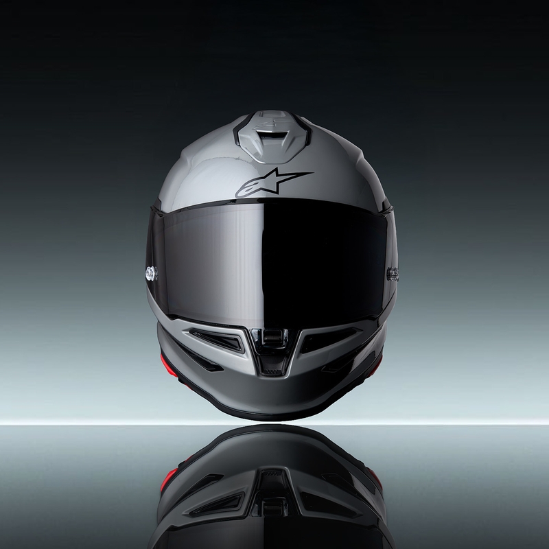 Alpinestars S-R7 Solid täismaskiga mootorrattakiiver hall