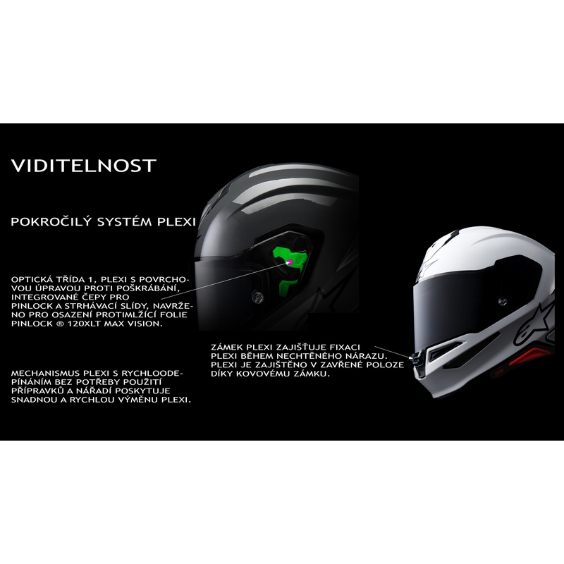 Alpinestars S-R7 Solid täismaskiga mootorrattakiiver hall