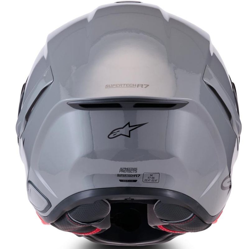 Alpinestars S-R7 Solid täismaskiga mootorrattakiiver hall