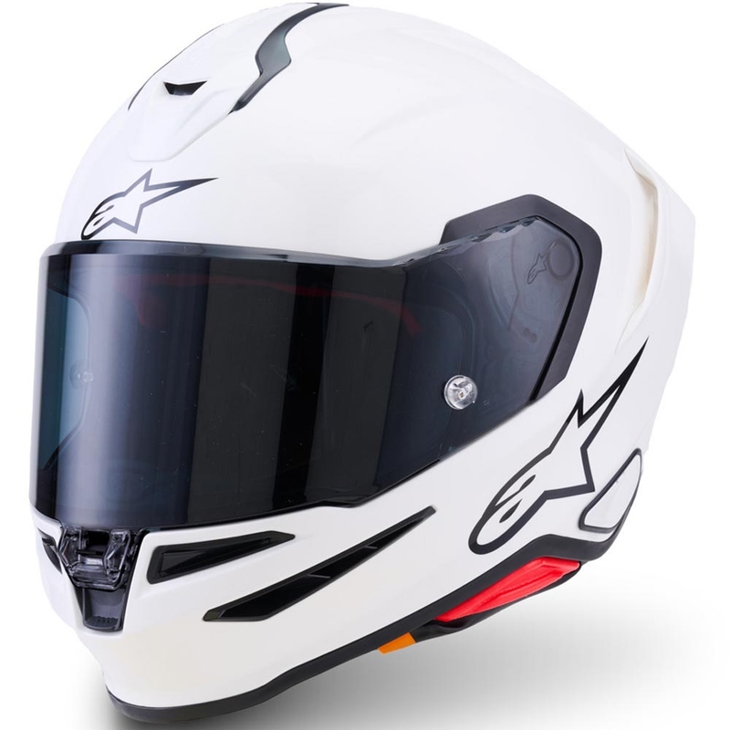 Alpinestars S-R7 Solid täismaskiga mootorrattakiiver valge