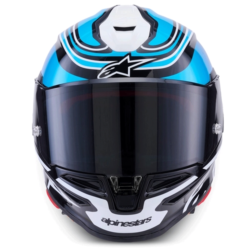 Alpinestars S-R7 Zeal täismaskiiver must-sinine-fluorestseeriv roosa-valge
