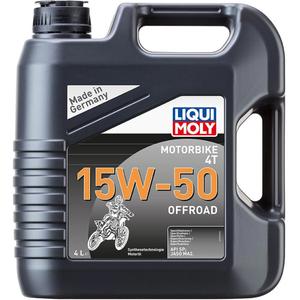 Sünteetiline mootoriõli LIQUI MOLY Motorbike 4T 15W50 Offroad 4 l