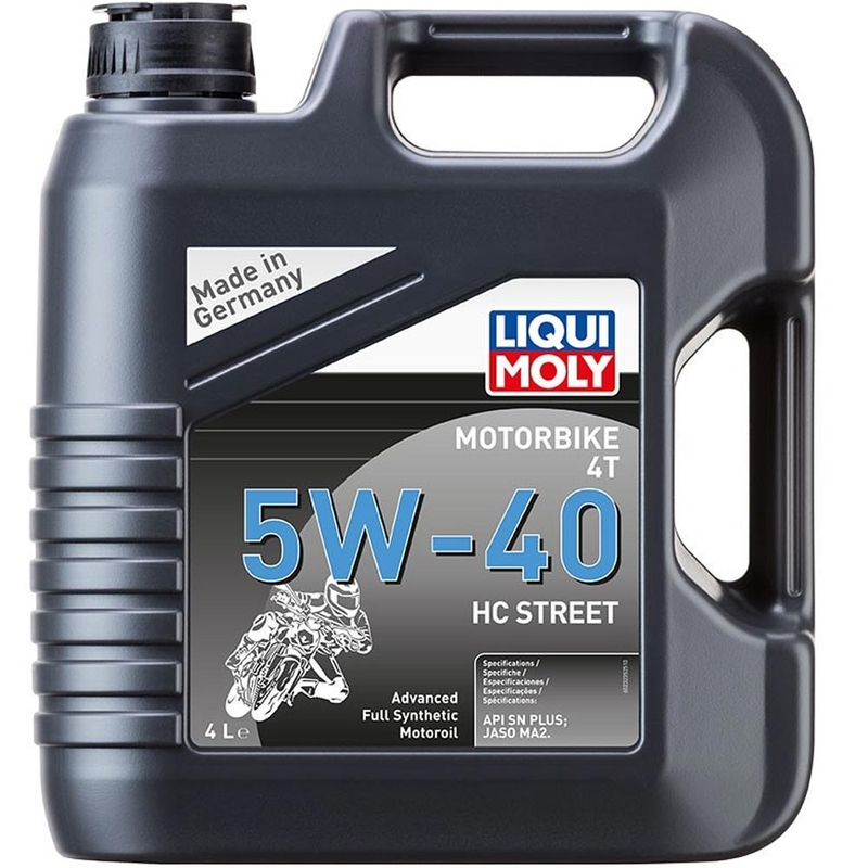 Sünteetiline mootoriõli LIQUI MOLY Motorbike 4T 5W40 HC Street 4 l