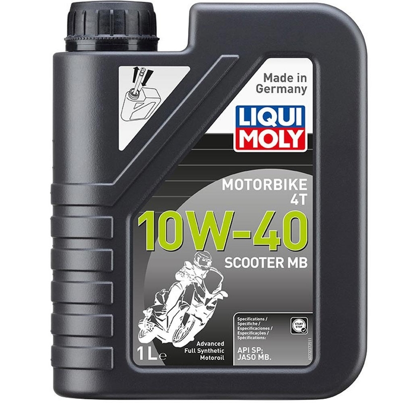 Sünteetiline mootoriõli LIQUI MOLY Motorbike 4T 10W40 Scooter MB 1 l