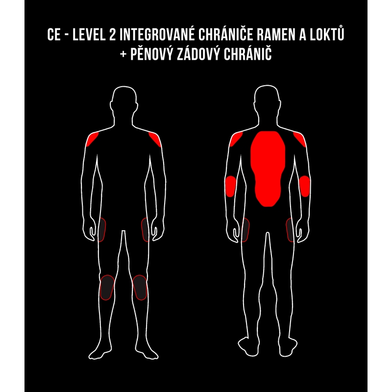 Zkrácená bunda na motorku Street Racer Viper výprodej