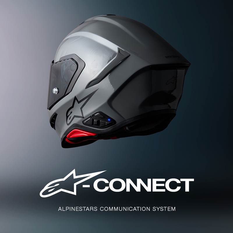 Bluetooth mootorratta intercom Alpinestars A-CONNECT süsteem must