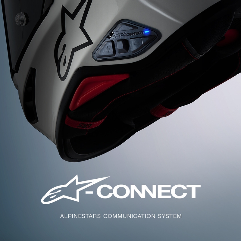 Bluetooth mootorratta intercom Alpinestars A-CONNECT süsteem must