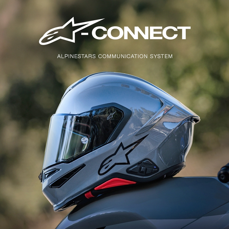 Bluetooth mootorratta intercom Alpinestars A-CONNECT süsteem must