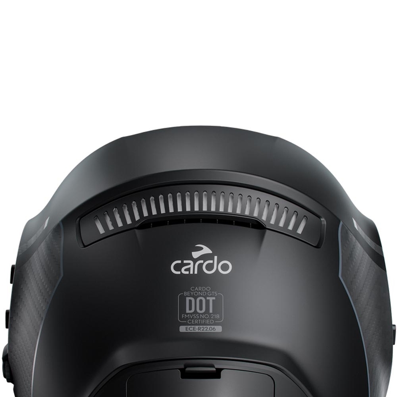 Cardo Beyond GTS täisnäoga mootorrattakiiver must