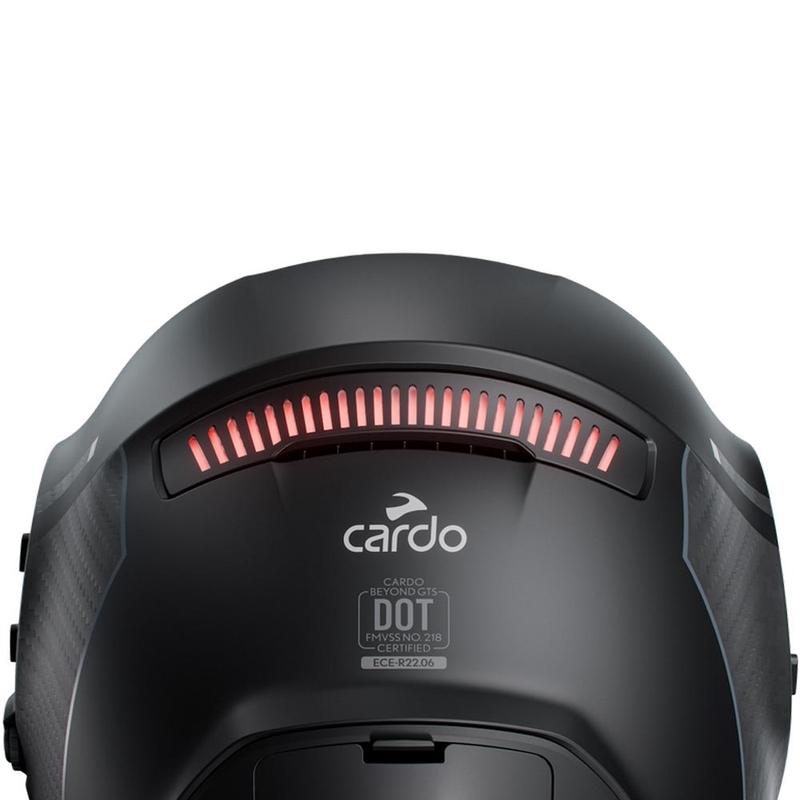Cardo Beyond GTS täisnäoga mootorrattakiiver must