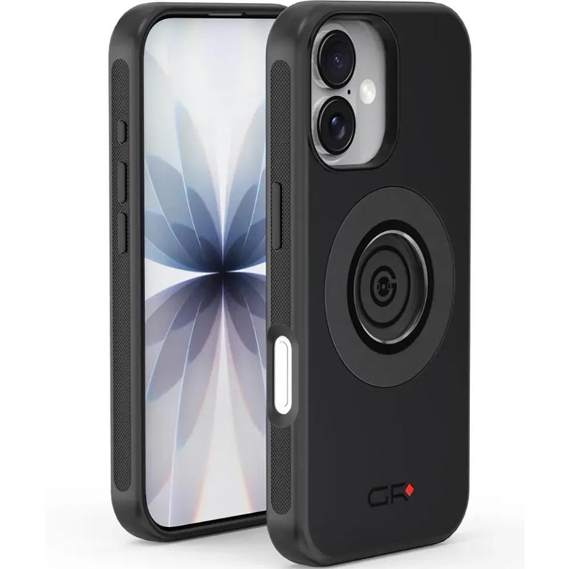 Apple iPhone 16 kiirkinnitusega telefoniümbris GRxplore must
