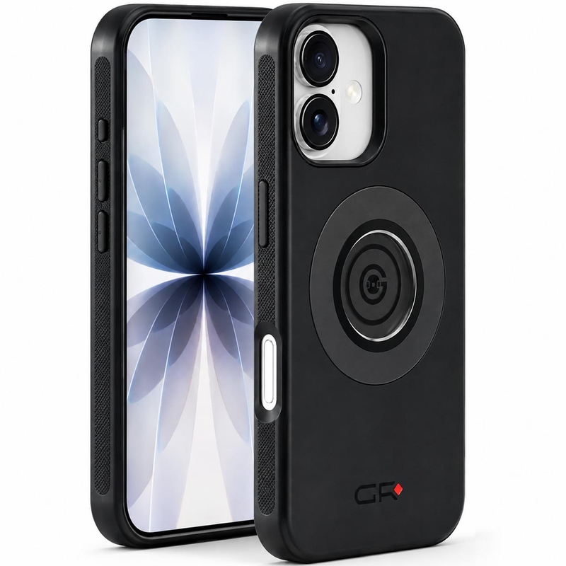 Apple iPhone 17 kiirkinnitusega telefoniümbris GRxplore must
