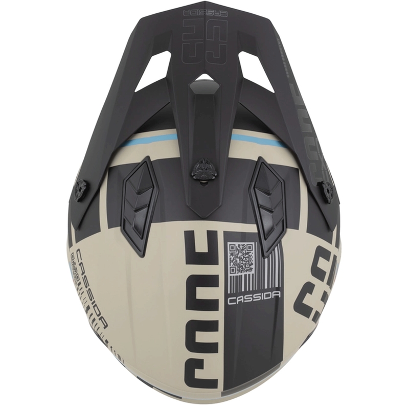 Moodulmootorratta kiiver Cross Country Code matt liiva-must-helesinine