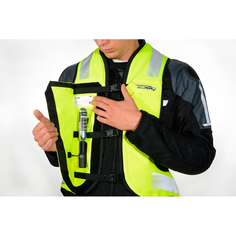 HELITE Turtle 2 fluo kollane turvapadja vest