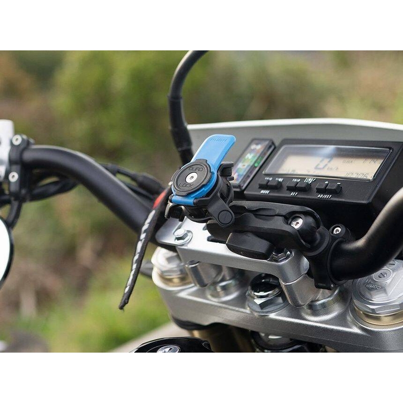 Quad Lock® 360 telefonihoidiku pea vabastushoovaga, sini-must