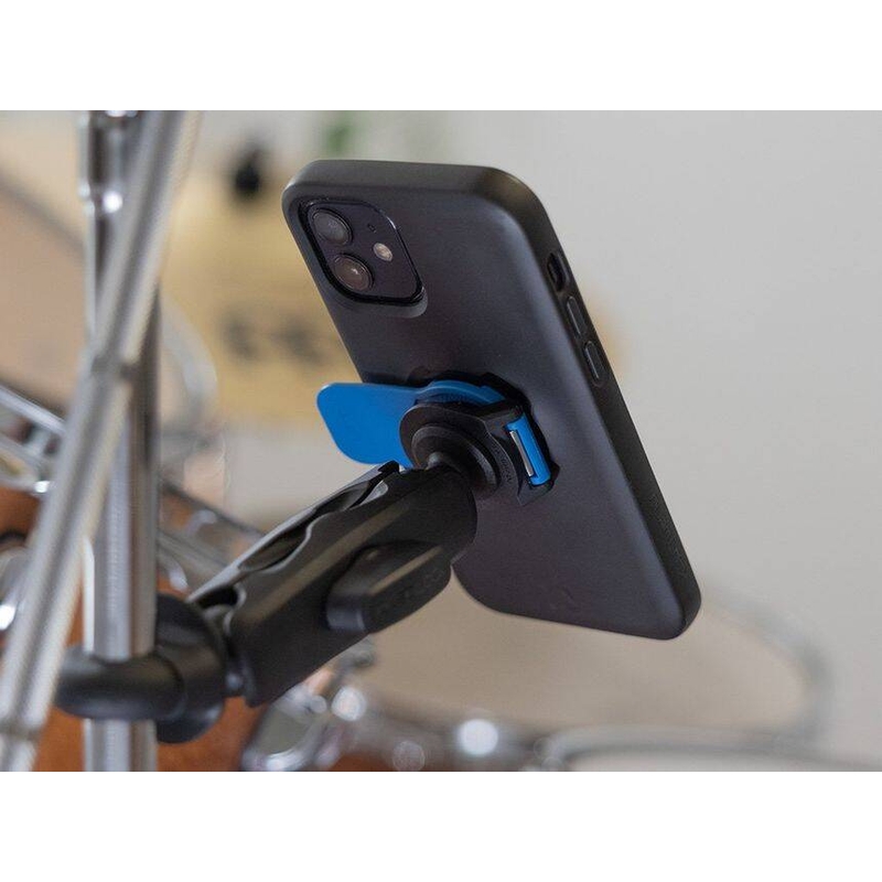 Quad Lock® 360 telefonihoidiku pea vabastushoovaga, sini-must