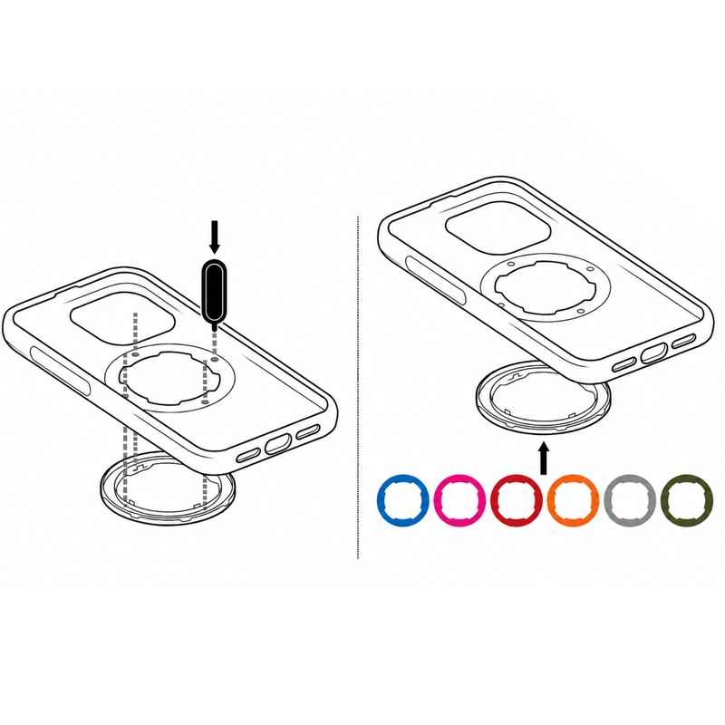 Quad Lock® MAG 2 rõngas hall