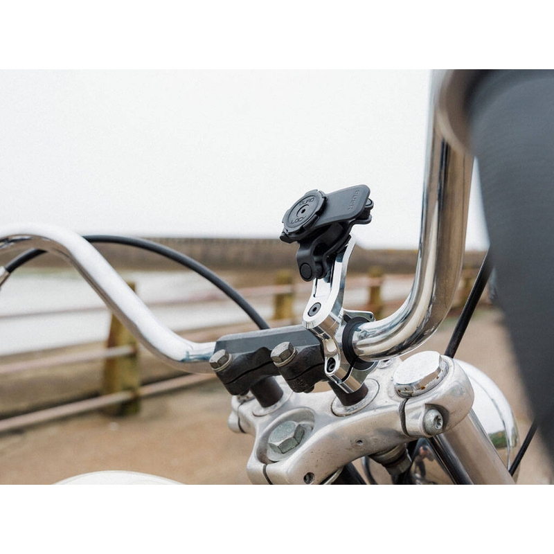 Quad Lock® PRO lenkstangile kinnitatav telefonihoidik kroomitud