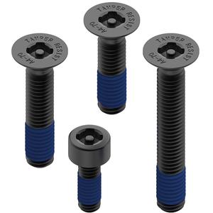 Quad Lock® vargusvastaste kruvide komplekt must