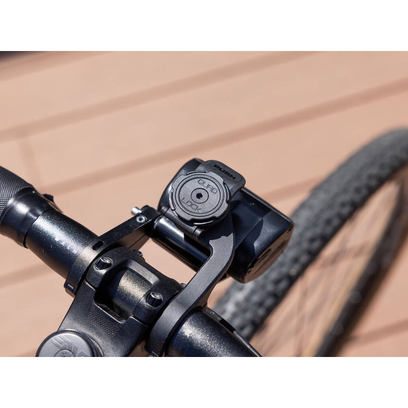 Quad Lock® 360 lühikese hoovaga mobiiltelefonihoidik, must