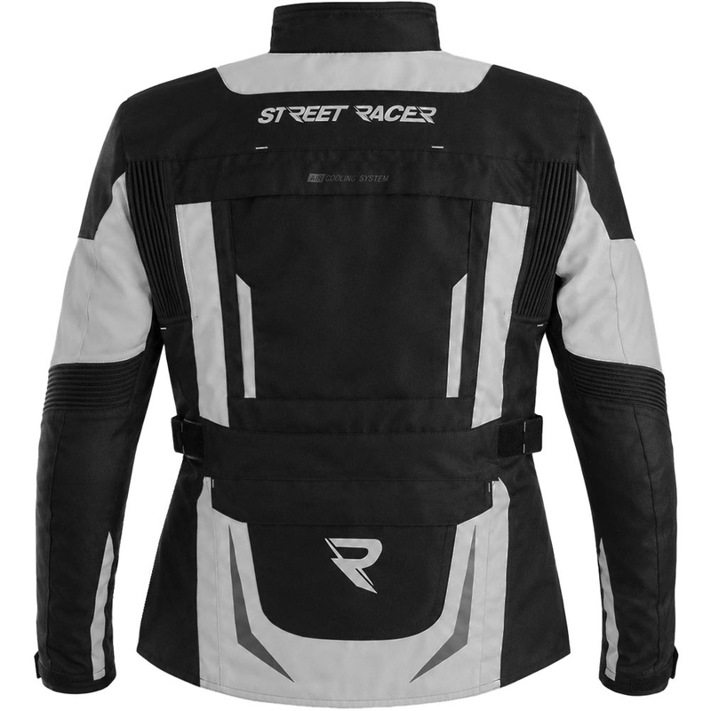 Naiste mootorrattajakk Street Racer Hilax must-helehall