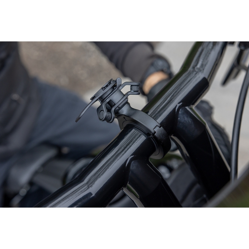 Quad Lock® PRO suur lenkstangiga telefonihoidik, must