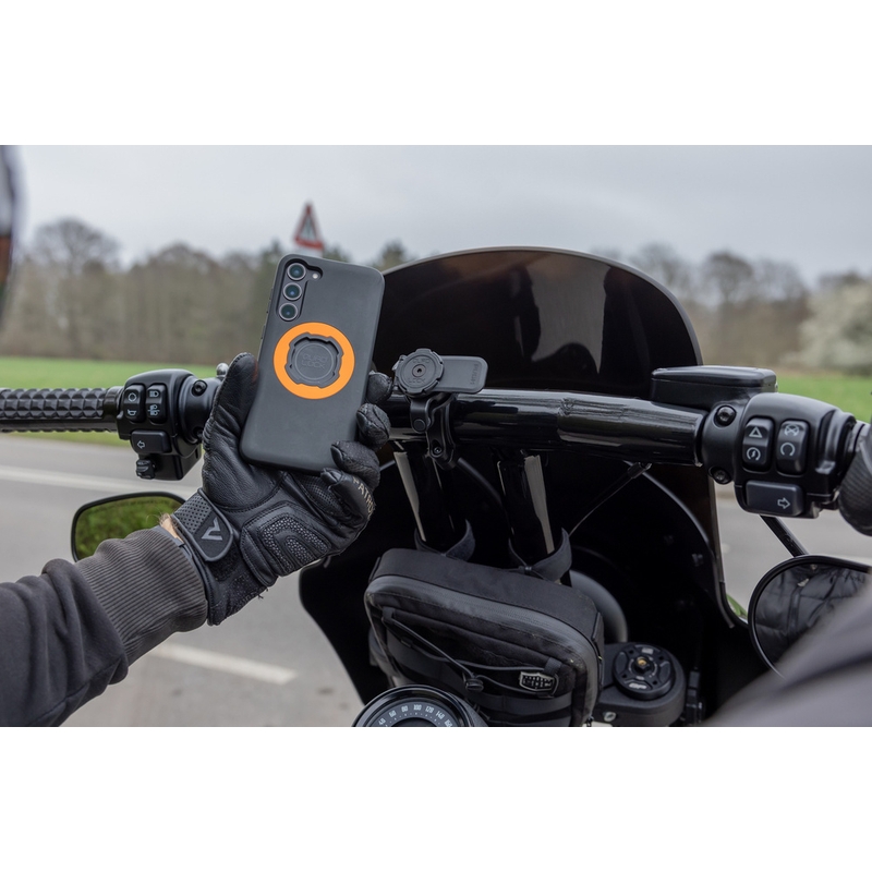 Quad Lock® PRO suur lenkstangiga telefonihoidik, must