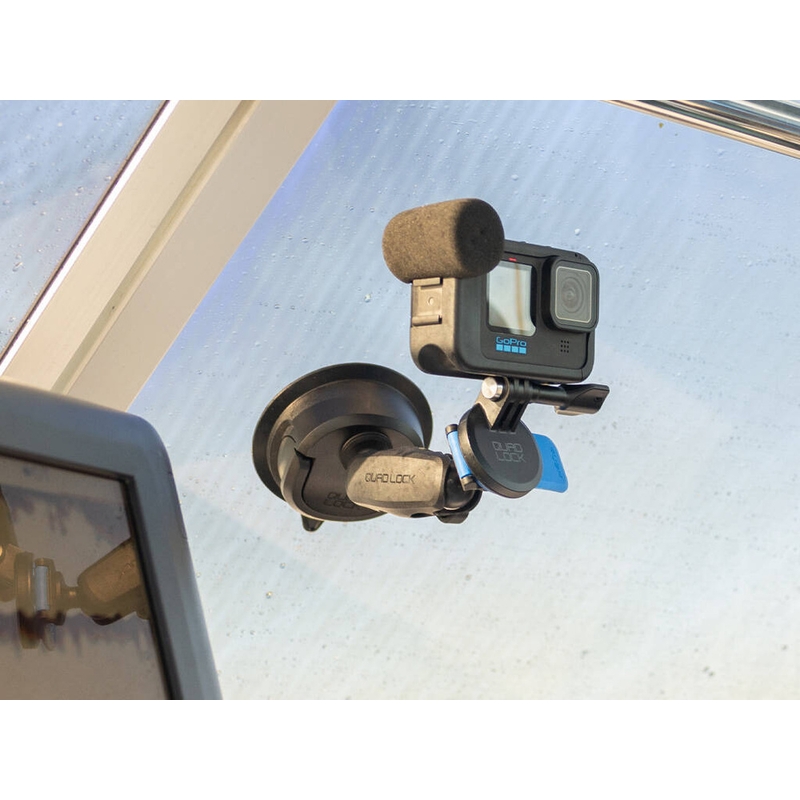 Quad Lock® spordikaamera adapter – standardne GoPro must