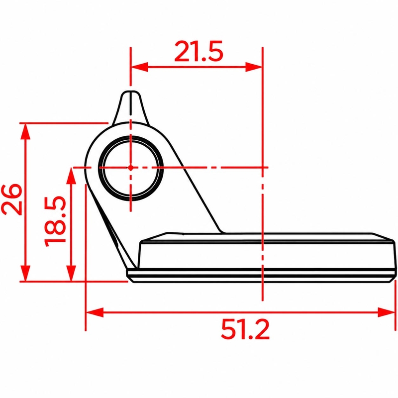Quad Lock® spordikaamera adapter – standardne GoPro must