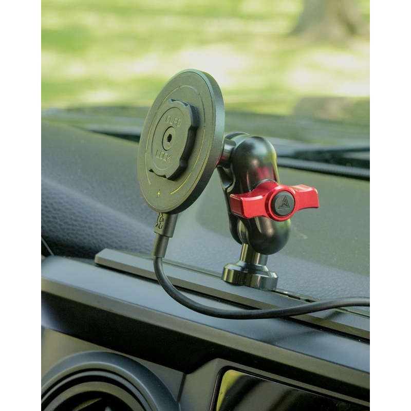 Quad Lock® autole mõeldud palliga kinnitatavate korkide adapterid, mustad