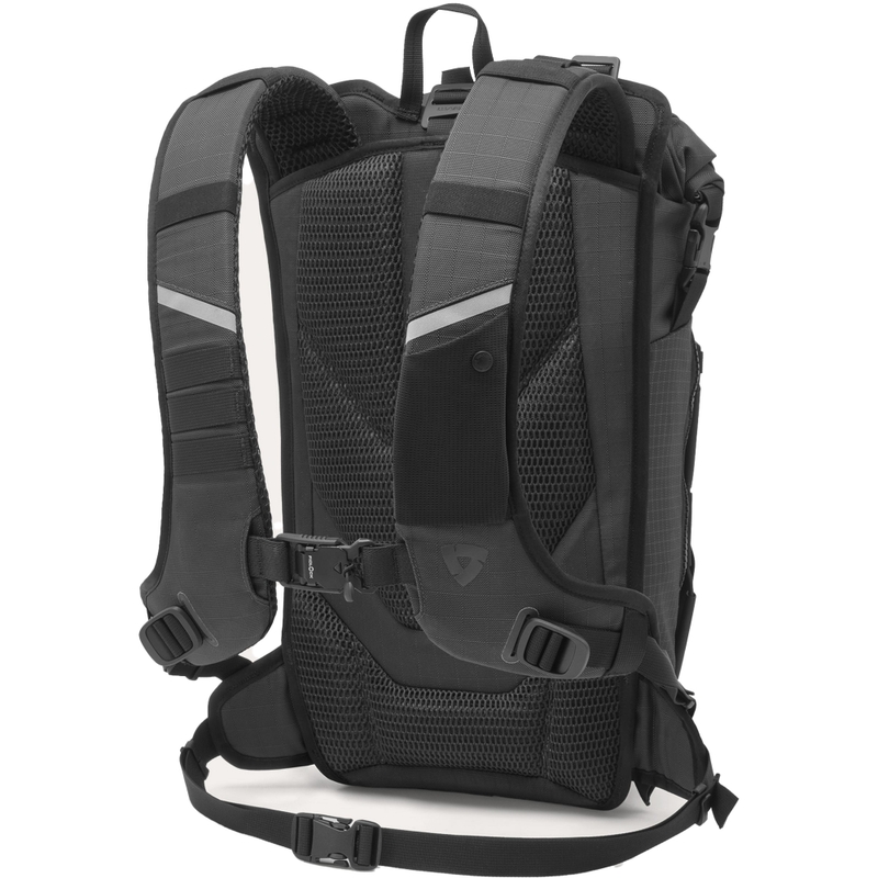 Revit Bauxite H2O mootorratta seljakott hall-must 18 l