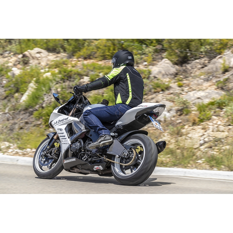 Airbag jope HELITE Vented must-fluo kollane