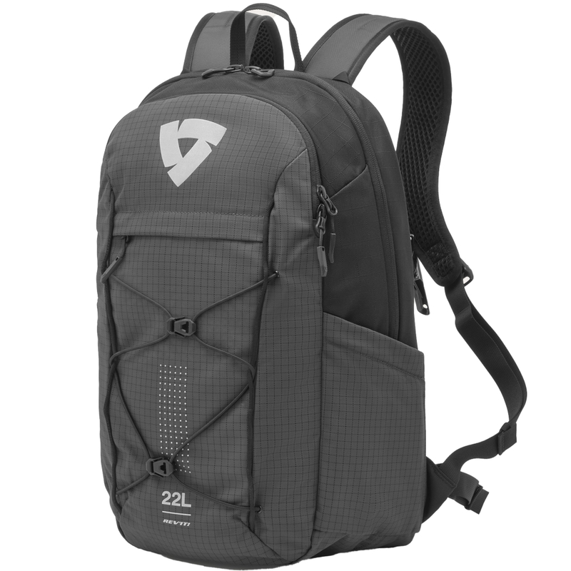 Revit Saroa mootorratta seljakott hall-must 22 l