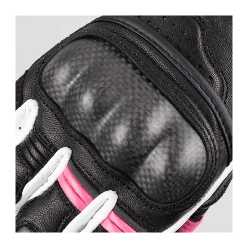 Naiste mootorrattakindad Oxford RP-5 3.0 must-valge-roosa