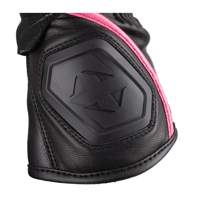 Naiste mootorrattakindad Oxford RP-5 3.0 must-valge-roosa