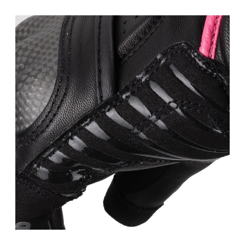 Naiste mootorrattakindad Oxford RP-5 3.0 must-valge-roosa