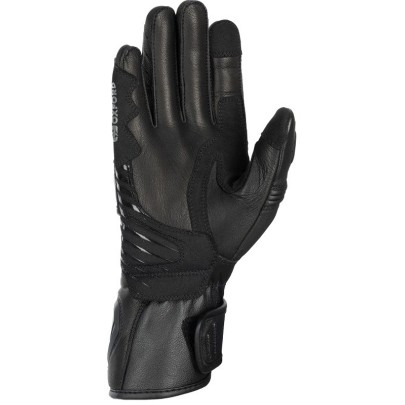 Naiste mootorrattakindad Oxford RP-5 3.0 mustad