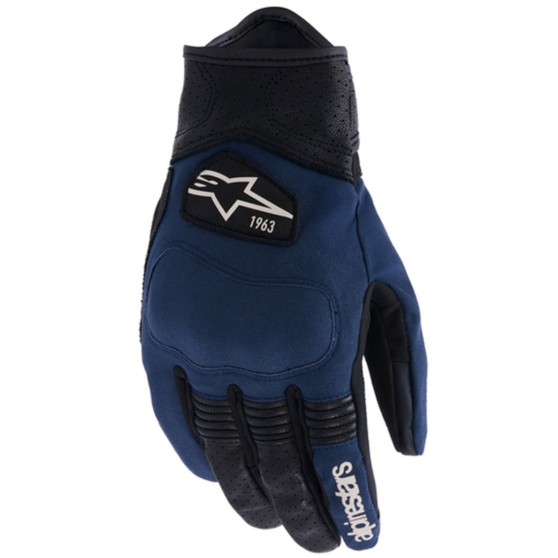 Alpinestars Tracker mootorratta kindad tumesinised-mustad
