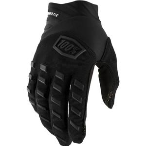 Laste motokrossi kindad 100% Airmatic mustad