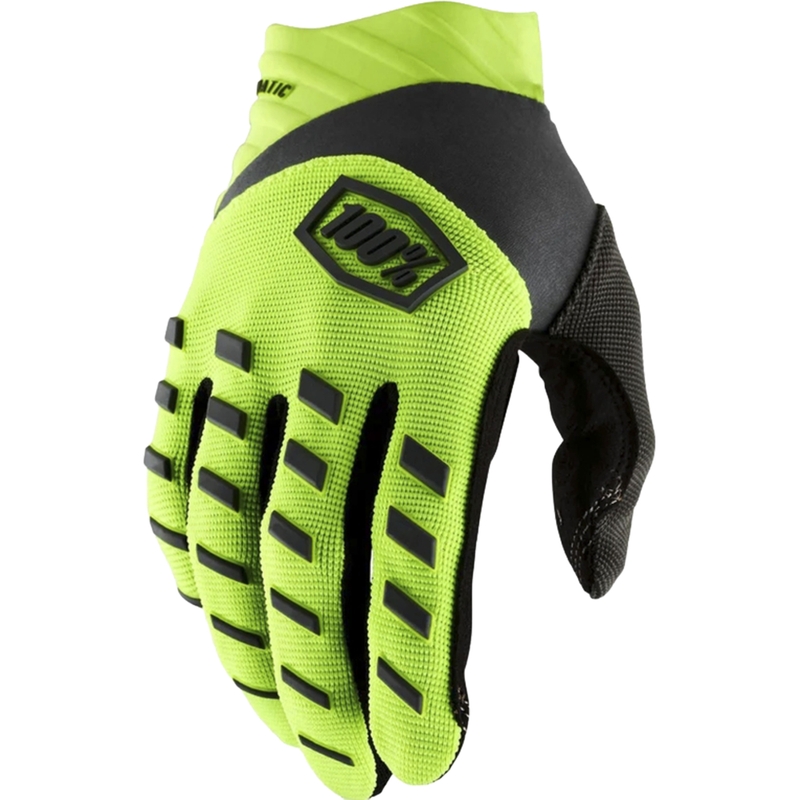 Laste motokrossi kindad 100% Airmatic kollane-must