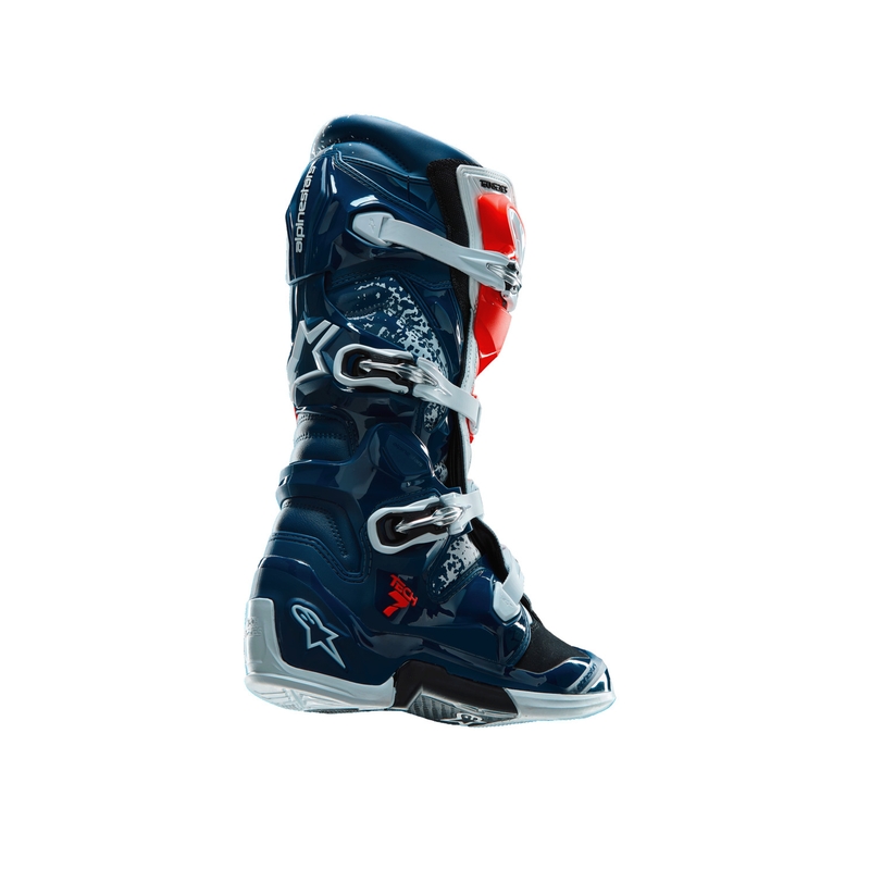Alpinestars TECH 7 UNITY krossisaapad puna-valge-sinised