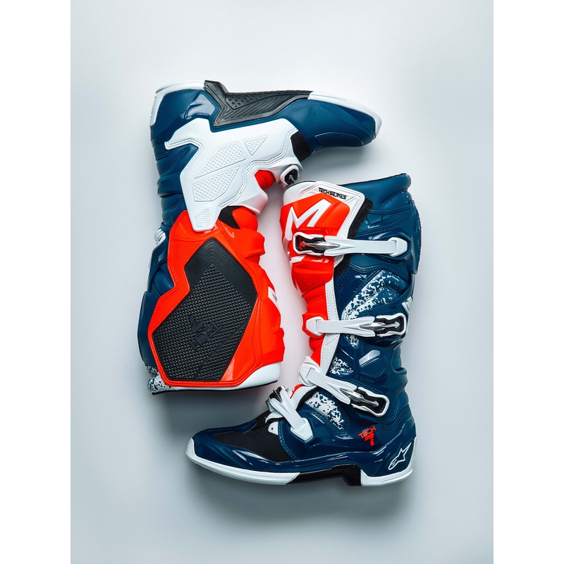 Alpinestars TECH 7 UNITY krossisaapad puna-valge-sinised